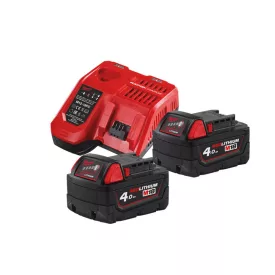 Milwaukee M18 NRG-402 akku és tölto szett 18V 2x4,0Ah