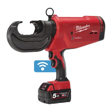 Milwaukee M18 HCCT109/42-522C akkus hidraulikus kábelkrimpelő 18V 1x2,0Ah+1x5,0Ah, 109kN