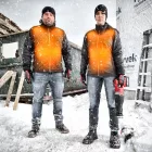 Milwaukee M12 HJP-0 akkus futheto hibrid pufi kabát 12V akku nélkül XXL