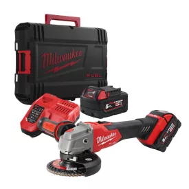   Milwaukee M18 FSAG125XB-502X akkus sarokcsiszoló 18V 2x5,0Ah, 125mm