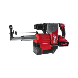   Milwaukee M18 ONEFHPXDEL-552C akkus 4 fokozatú SDS-Plus kalapács porelszívóval 18V 2x5,5Ah
