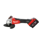 Milwaukee akkus sarokcsiszoló M18 FSAG125X-502X 18V 2x5,0Ah 125mm