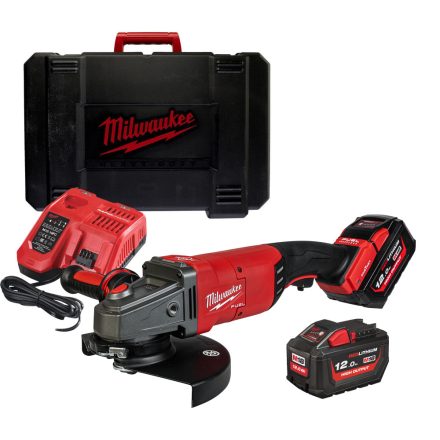 Milwaukee M18 ONEFLAG230XPDB-122C akkus sarokcsiszoló 18V 2x12Ah, 230mm