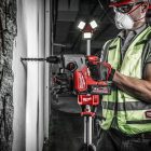 Milwaukee akkus SDS-Plus fúró-vésőkalapács M18 FHX-0P 18V alapgép Packout kofferben