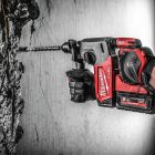 Milwaukee akkus SDS-Plus fúró-vésőkalapács M18 FHX-0P 18V alapgép Packout kofferben