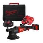 Milwaukee M18 FROP21-502X akkus excenter polírozó 18V 2x5,0Ah