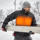 Milwaukee M12 HJBL5-0 akkus fekete színu futheto kabát 12V akku és tölto nélkül XL