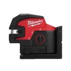 Milwaukee M12 CLL4P-0C akkus zöld keresztvonalas lézer 12V alapgép