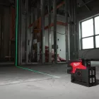 Milwaukee M12 CLL4P-0C akkus zöld keresztvonalas lézer 12V alapgép