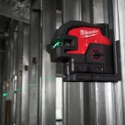 Milwaukee M12 CLL4P-0C akkus zöld keresztvonalas lézer 12V alapgép