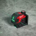 Milwaukee M12 CLL4P-0C akkus zöld keresztvonalas lézer 12V alapgép