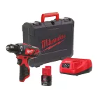 Milwaukee akkus fúró-csavarozó 12V M12 BDD-201C 1x2,0Ah