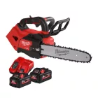 Milwaukee M18 FTHCHS30-802 akkus felso fogantyús láncfurész 18V 2x8,0Ah