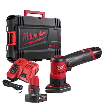 Milwaukee M12 FDSS-422X akkus deltacsiszoló 12V 1x2,0 Ah, 1x4,0 Ah, HD kofferben