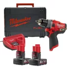 Milwaukee M12 FDD2-602X akkus fúró-csavarozó 12V 2x6,0Ah