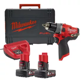 Milwaukee M12 FDD2-602X akkus fúró-csavarozó 12V 2x6,0Ah