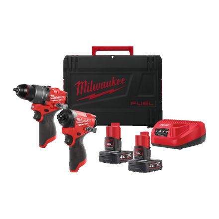 Milwaukee M12 FPP2A2-402X akkus gépszett 12V 2x4,0Ah