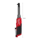 Milwaukee M12 FHIR14LR-0 akkus racsnis csavarkulcs hosszított hajtószárral 1/4" 12V alapgép