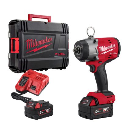 Milwaukee M18 FHIW2P12-502X akkus ütvecsavarozó 18V 2x5,0Ah, HD kofferben