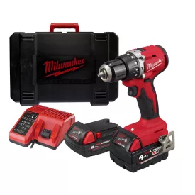   Milwaukee M18 BLPDRC-422C akkus ütvefúró-csavarozó 18V 1x4,0 Ah + 1x2,0Ah