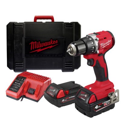 Milwaukee M18 BLPDRC-422C akkus ütvefúró-csavarozó 18V 1x4,0 Ah + 1x2,0Ah