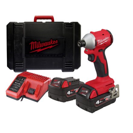 Milwaukee M18 BLIDRC-402C akkus kompakt ütvecsavarozó 18V 2x4,0Ah