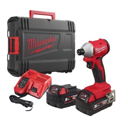 Milwaukee M18 BLIDR-502X akkus kompakt ütvecsavarozó 18V 2x5,0Ah