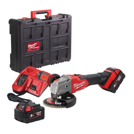 Milwaukee M18 FSAG125XB-502P akkus sarokcsiszoló 18V 2x5,0 Ah Packout kofferben