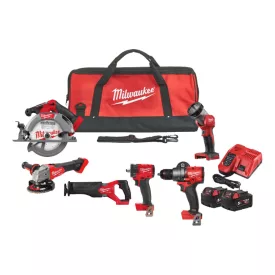   Milwaukee akkus gépszett M18 FPP6H3-502B 18V 2x5,0 Ah, szerszámtáskában