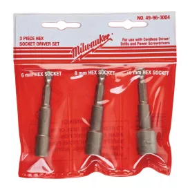   Milwaukee 3 részes hatszögu csavarozó készlet 6 / 8 / 10mm
